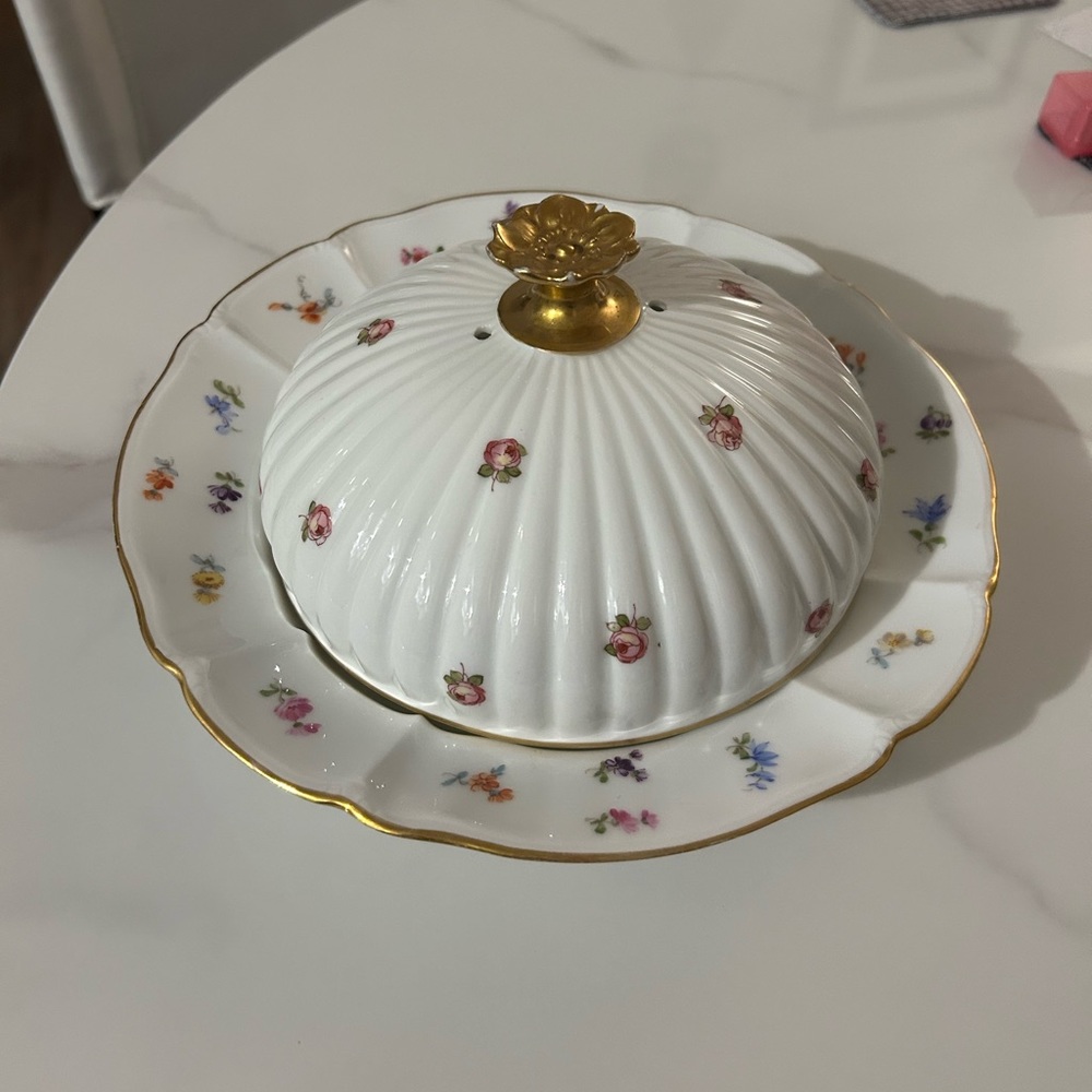 Vintage Plate with Lid